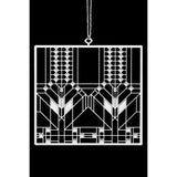 Dana-Thomas House Hallway Doors 2D Ornament