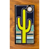 Retro Saguaro 3" x 6" Tile