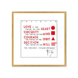 Organic Commandment Print