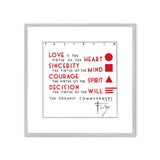 Organic Commandment Print