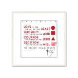 Organic Commandment Print
