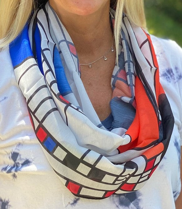 Frank Lloyd Wright Tree of Life Infinity Scarf