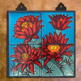 Hedgehog Blooms 12" x 12" Mural