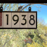 Taliesin West House Number 3" x 6" Tiles - White