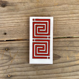 Taliesin West House Number 3" x 6" Tiles - White