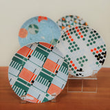 Turquoise Taliesin Line Dessert Plates