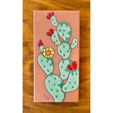 Prickly Pear 3" x 6" Tile - Terra Cotta