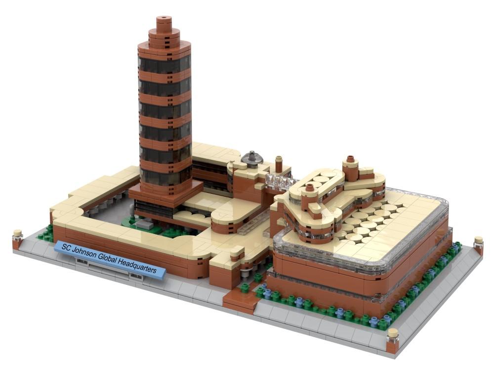 DS S. C. Johnson Atom Brick Model – Frank Lloyd Wright Foundation