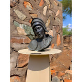 St. Joan of Arc Bust Sculpture by Heloise Crista