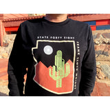 State Forty Eight Night Saguaro Forms Long Sleeve Shirt