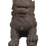 Fu Dog Female, Dark Walnut.