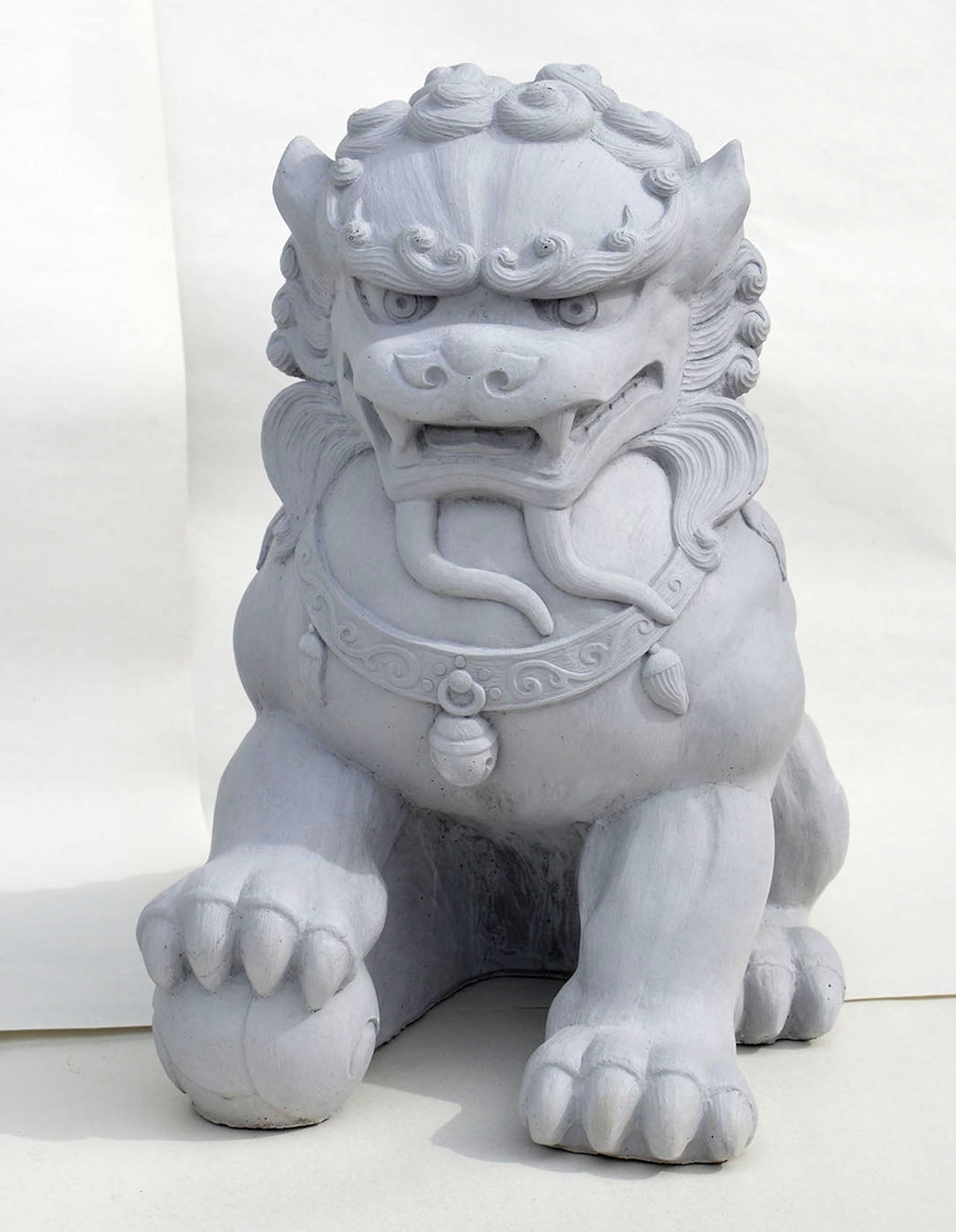 Fu Dog Male, Antique Gray.