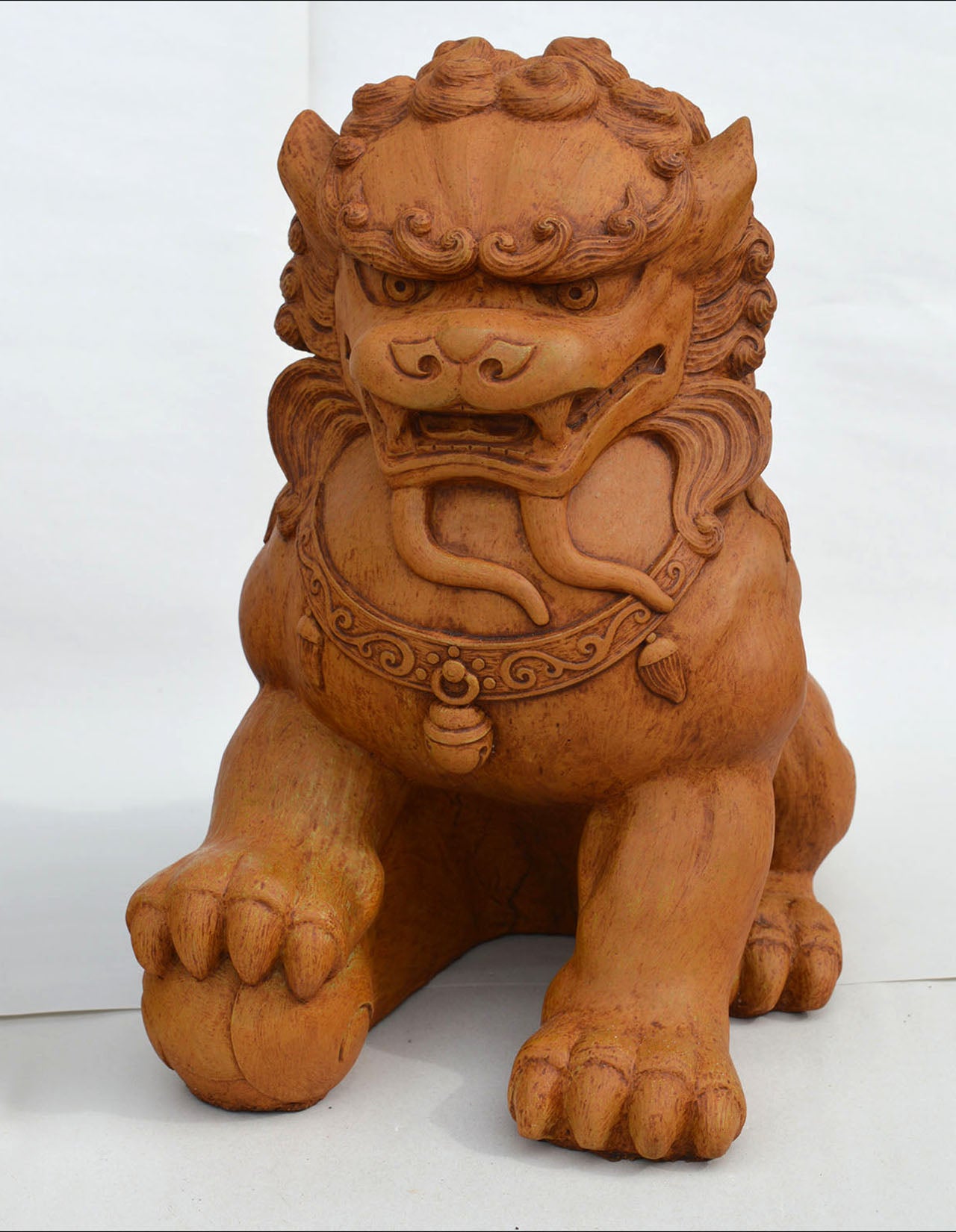 Fu Dog Male, Terracotta.