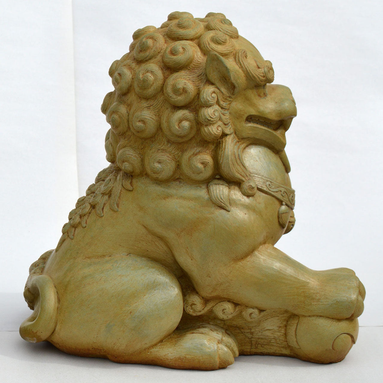 Fu Dog Male, Weathered Bronze.
