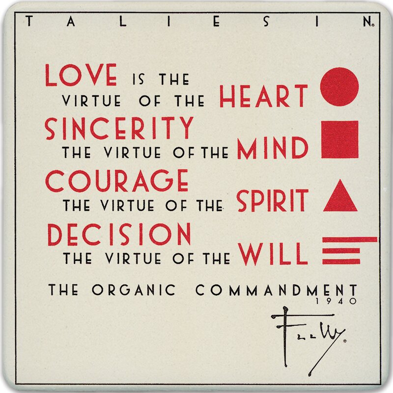 Organic Commandment Trivet, top