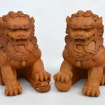 Fu Dog Pair, Terracotta.