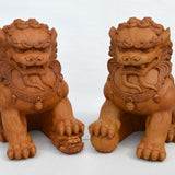 Fu Dog Pair, Terracotta.