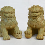 Fu Dog Pair, Weathered Bronze.