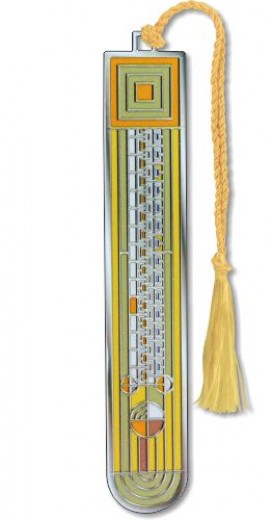 Saguaro Forms Bookmark with yellow tassel