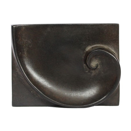 Spiral Paperweight Shelf Sculpture by Heloise Crista.