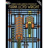 Front cover of Stained Glass Window Designs of Frank Lloyd Wright.