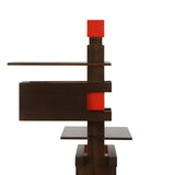 Taliesin 3 Table Lamp, close up of top, walnut stain