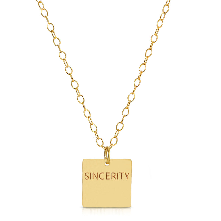 Sincerity Square Necklace