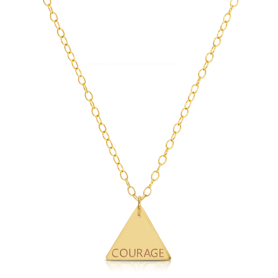 Courage Triangle Necklace