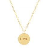 Love Circle Necklace