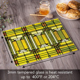 Oak Park Skylight Tempered Glass Cutting Board