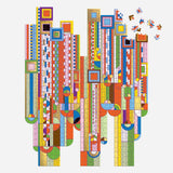 Frank Lloyd Wright Saguaro Forms 750-Piece Foil Shaped Puzzle