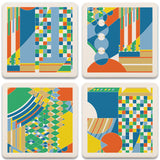 Imperial Mural Coasters, Set of 4