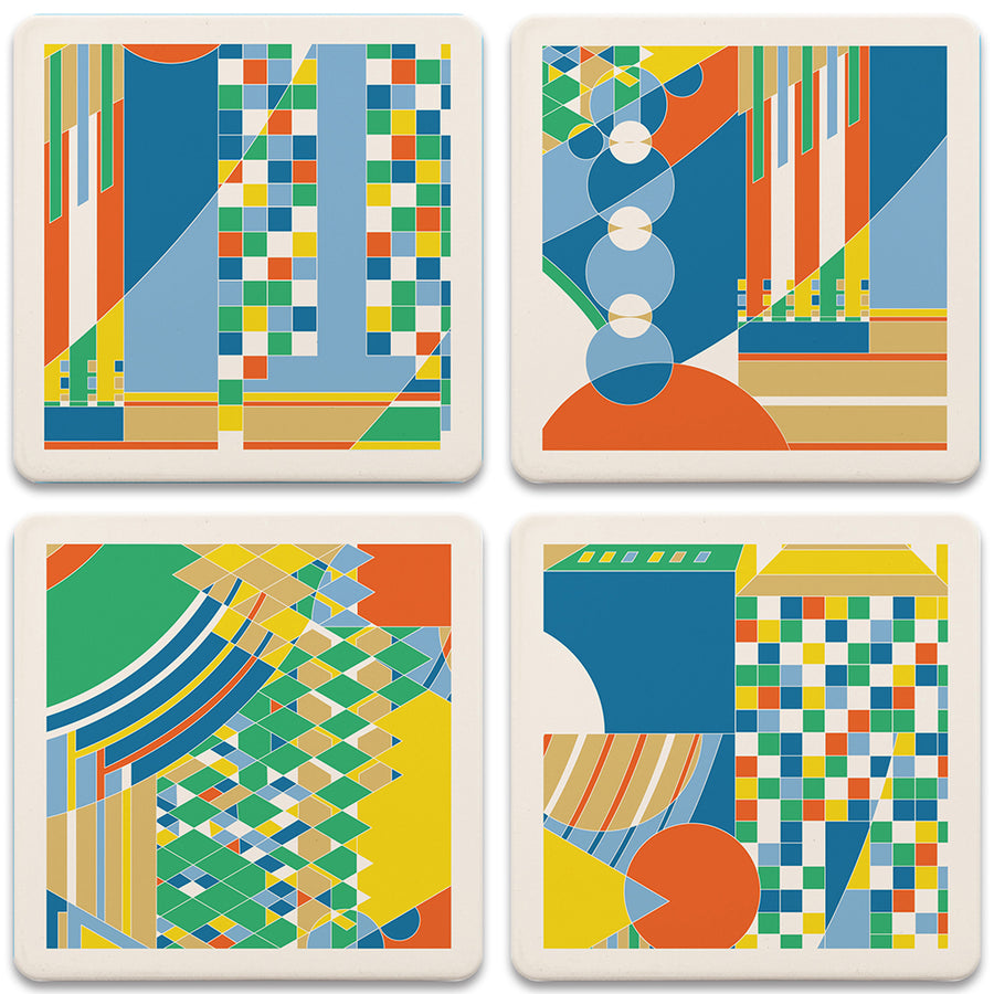 Imperial Mural Coaster Set - 1-104144
