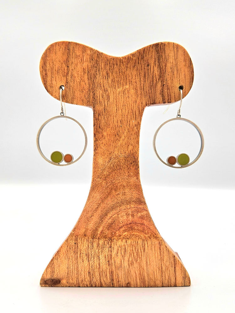 Nest Medium Circle Earrings