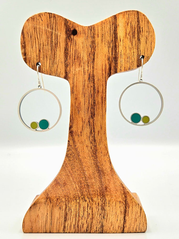 Nest Medium Circle Earrings