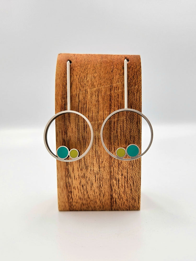 Nest Rigid Dangle Earrings