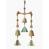 Cosanti Bronze Windbell Cluster - #137