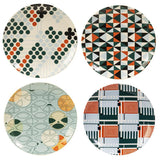 Turquoise Taliesin Line Dessert Plates