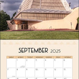 Frank Lloyd Wright Architecture 2025 Wall Calendar