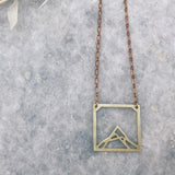 Mt. Hood Cutout Necklace