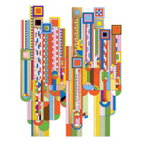 Frank Lloyd Wright Saguaro Forms 750-Piece Foil Shaped Puzzle