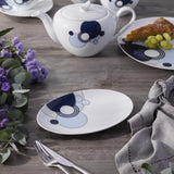 Imperial Cabaret Blue Oval Plate