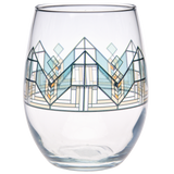 Lake Geneva Tulip Stemless Wine Glass