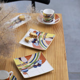 March Balloons Square Plate
