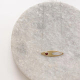 Petal Carnelian Bar Necklace