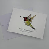 Anna's Hummingbird Notecard