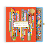 Frank Lloyd Wright Saguaro Forms 750-Piece Foil Shaped Puzzle