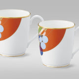 March Balloons Mugs, Set of 2