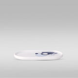 Imperial Cabaret Blue Oval Tray