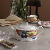 March Balloons Tea Pot